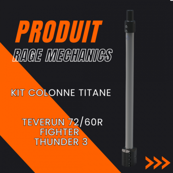 Colonne de direction Titane TEVERUN FIGHTER / DUALTRON THUNDER 3