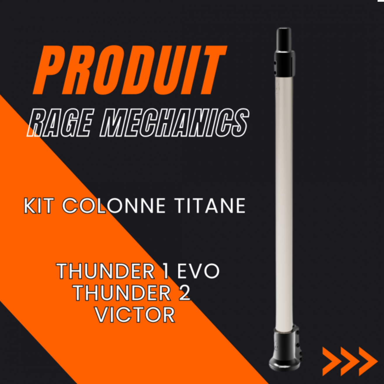 Colonne de direction Titane Dualtron Thunder EVO / 2 / Victor